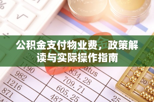 南投市公积金支付物业费，政策解读与实际操作指南