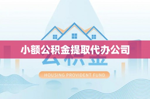 南投市小额公积金提取代办公司