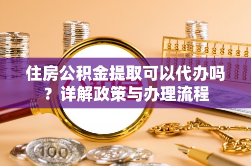 南投市住房公积金提取可以代办吗？详解政策与办理流程