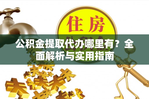南投市公积金提取代办哪里有？全面解析与实用指南