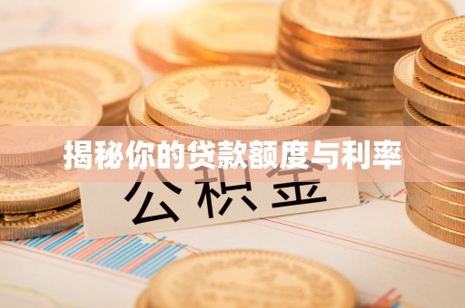 南投市揭秘你的贷款额度与利率