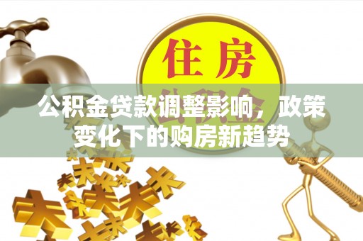 南投市公积金贷款调整影响，政策变化下的购房新趋势