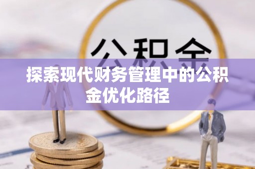 南投市探索现代财务管理中的公积金优化路径