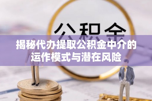 南投市揭秘代办提取公积金中介的运作模式与潜在风险