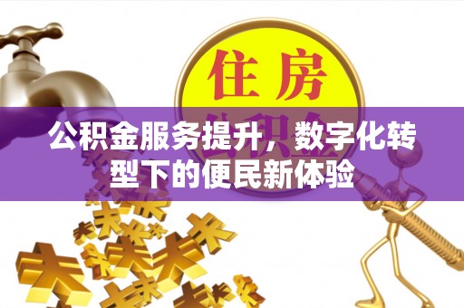 南投市公积金服务提升，数字化转型下的便民新体验