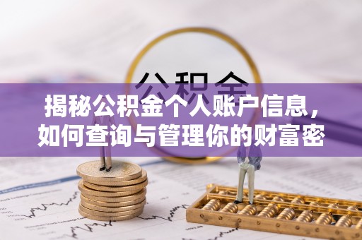 南投市揭秘公积金个人账户信息，如何查询与管理你的财富密码