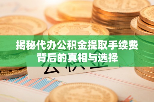 南投市揭秘代办公积金提取手续费背后的真相与选择