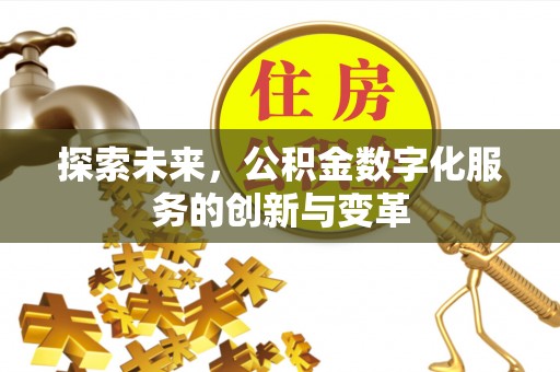 南投市探索未来，公积金数字化服务的创新与变革