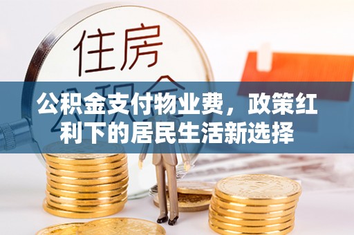 南投市公积金支付物业费，政策红利下的居民生活新选择