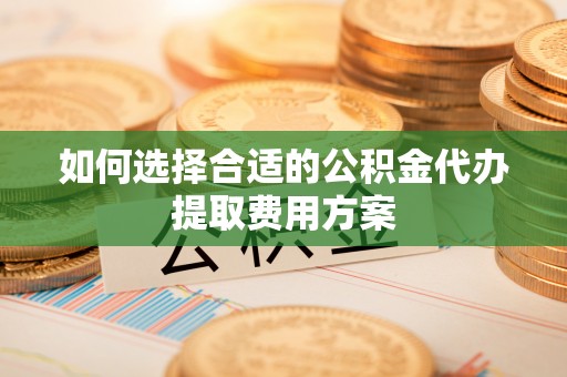 南投市如何选择合适的公积金代办提取费用方案