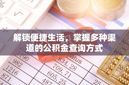 南投市解锁便捷生活，掌握多种渠道的公积金查询方式
