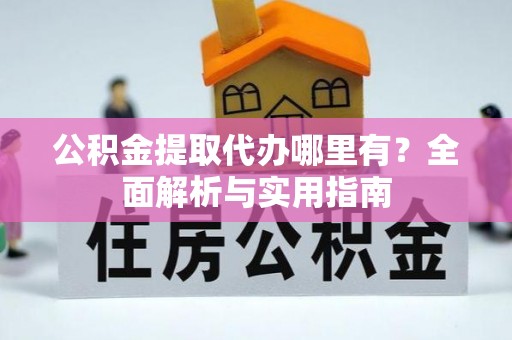 南投市公积金提取代办哪里有？全面解析与实用指南