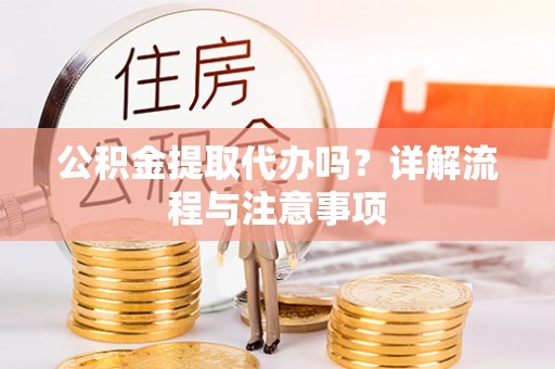 南投市公积金提取代办吗？详解流程与注意事项