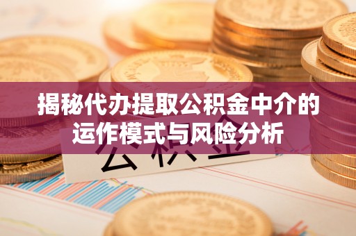 南投市揭秘代办提取公积金中介的运作模式与风险分析