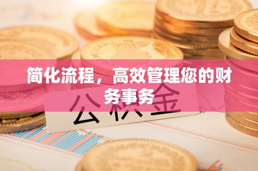 南投市简化流程，高效管理您的财务事务